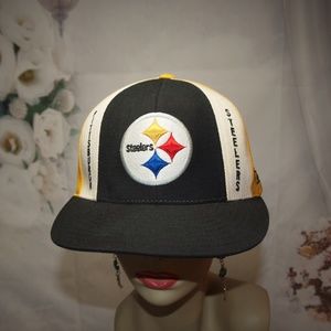 Pittsburgh Steelers Hat Reebok on field hat Fitted 7 1/4 L Wool Baseball Cap NFL